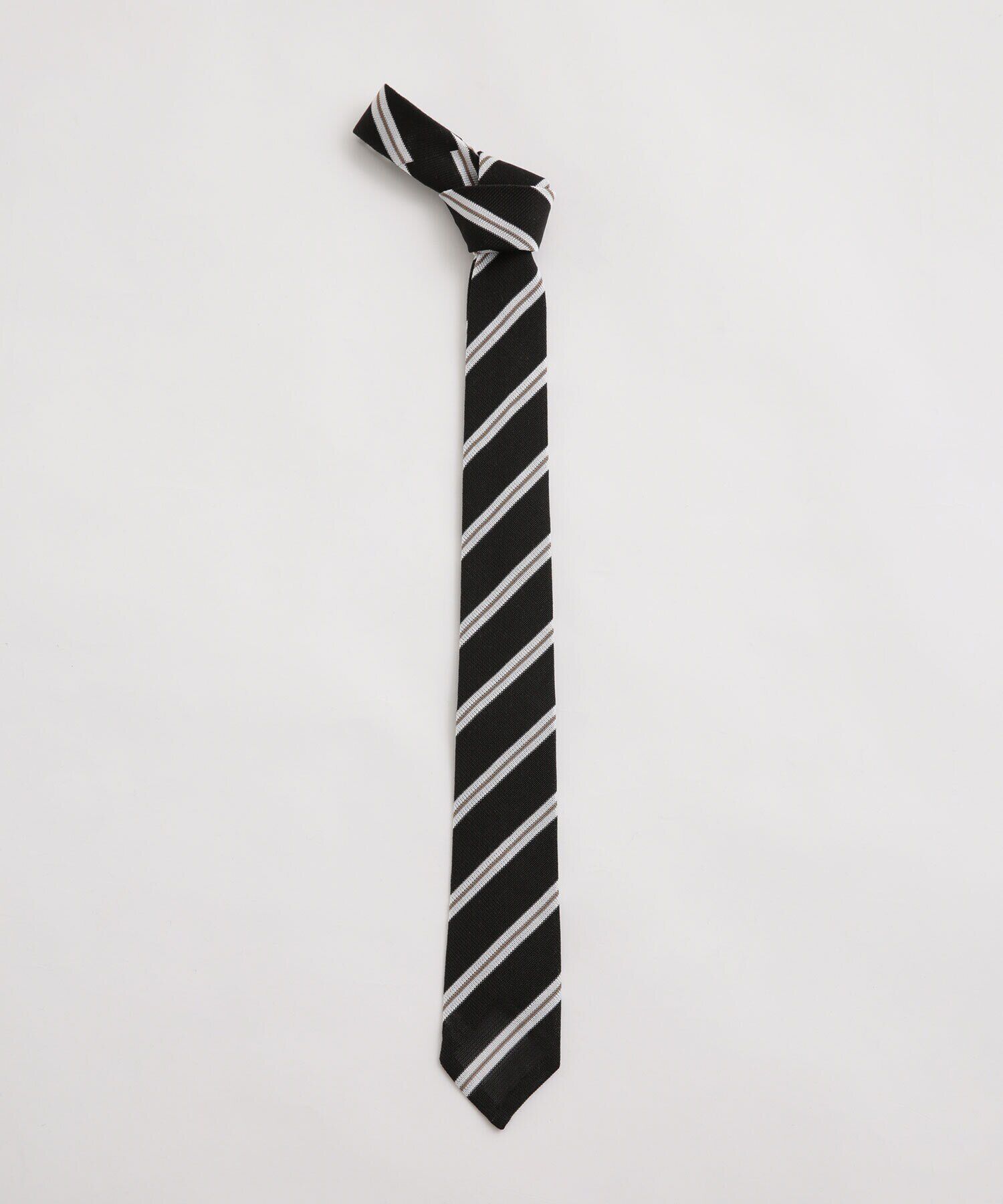 nano･universe「fratelli luigi/別注 シルクタイ」|ネクタイ・蝶ネクタイ|ブラック