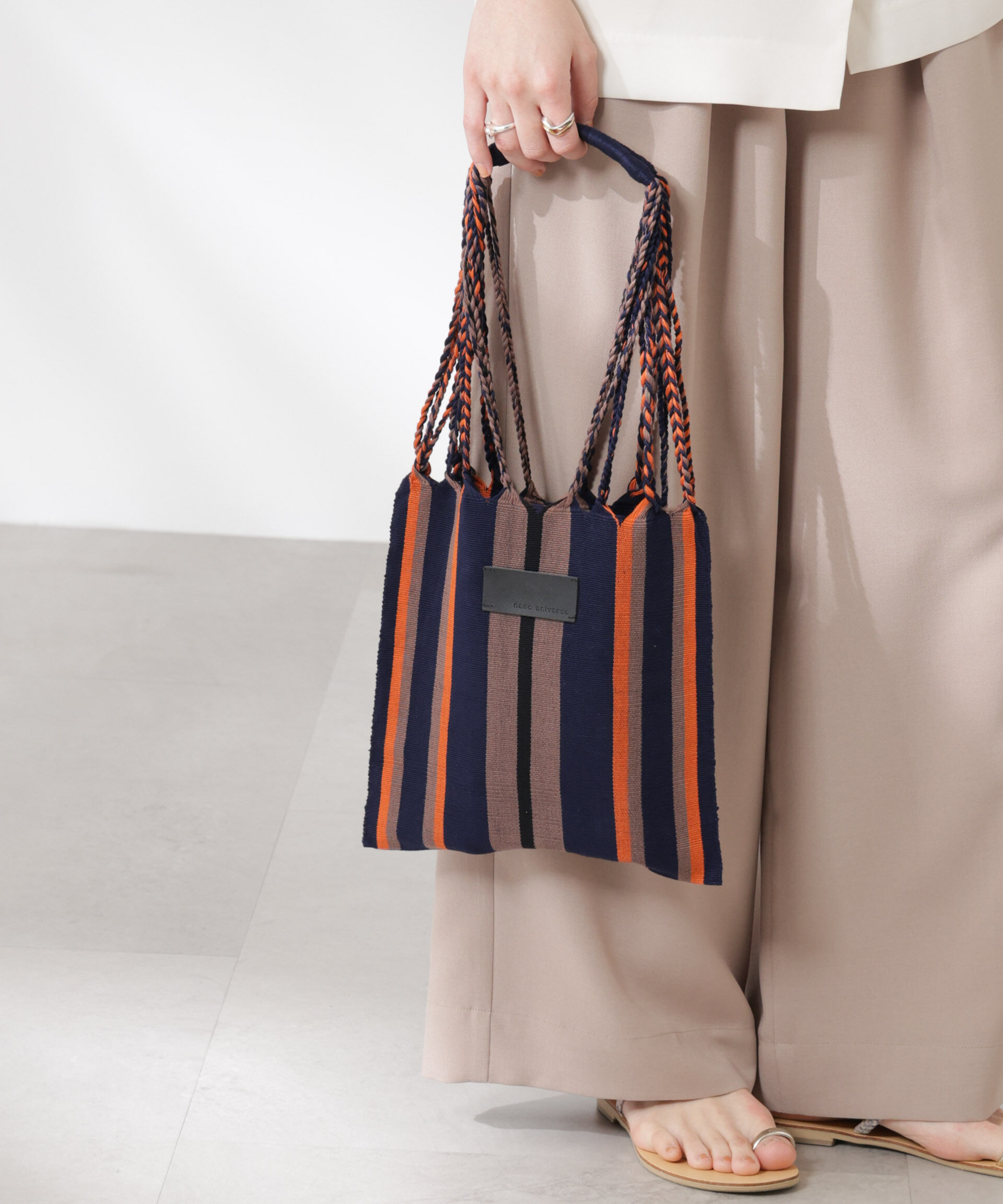 nano･universe「ハンモックバッグ」|ショルダー・メッセンジャー|ネイビー