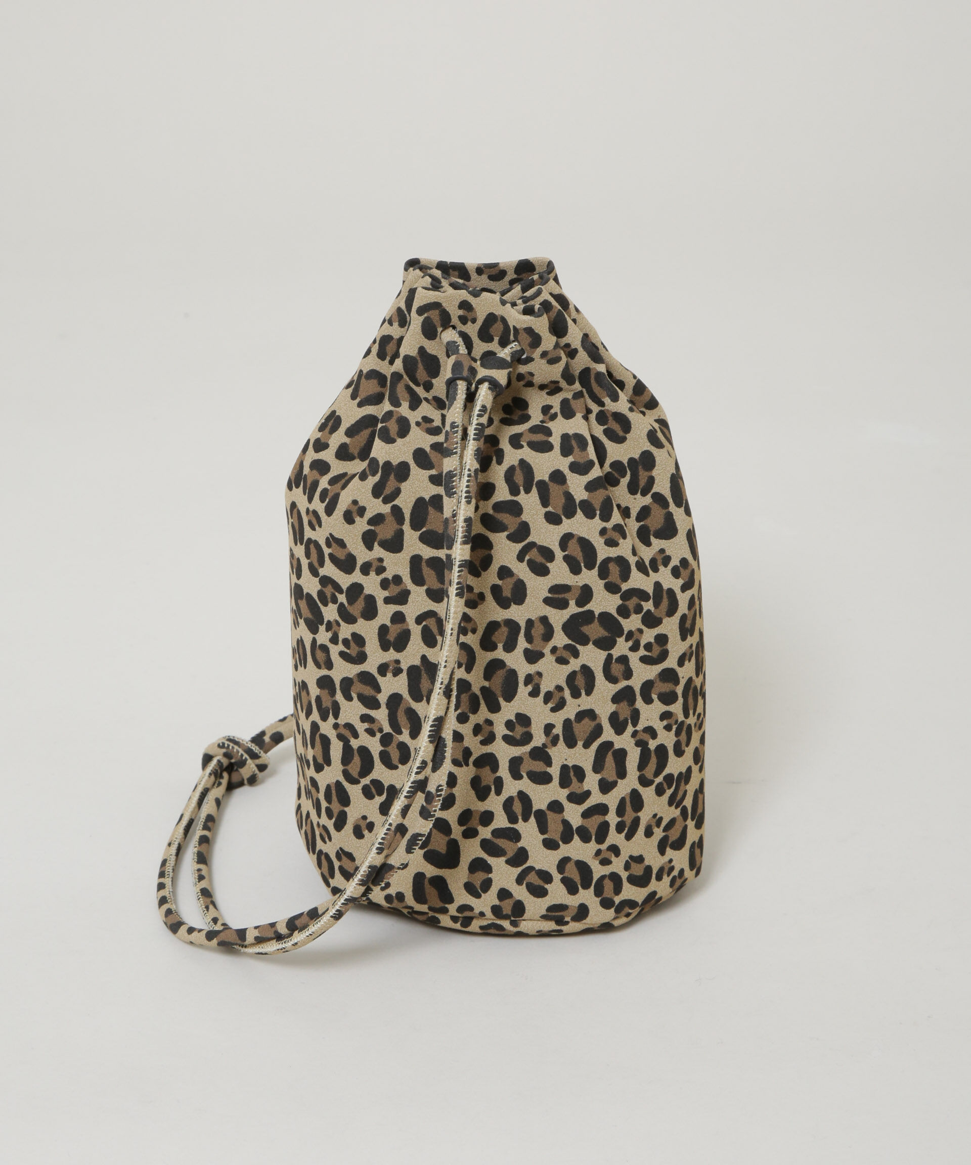 nano･universe「HASHIBAMI/レオパード ボンサック ポシェット」|ショルダー・メッセンジャー|