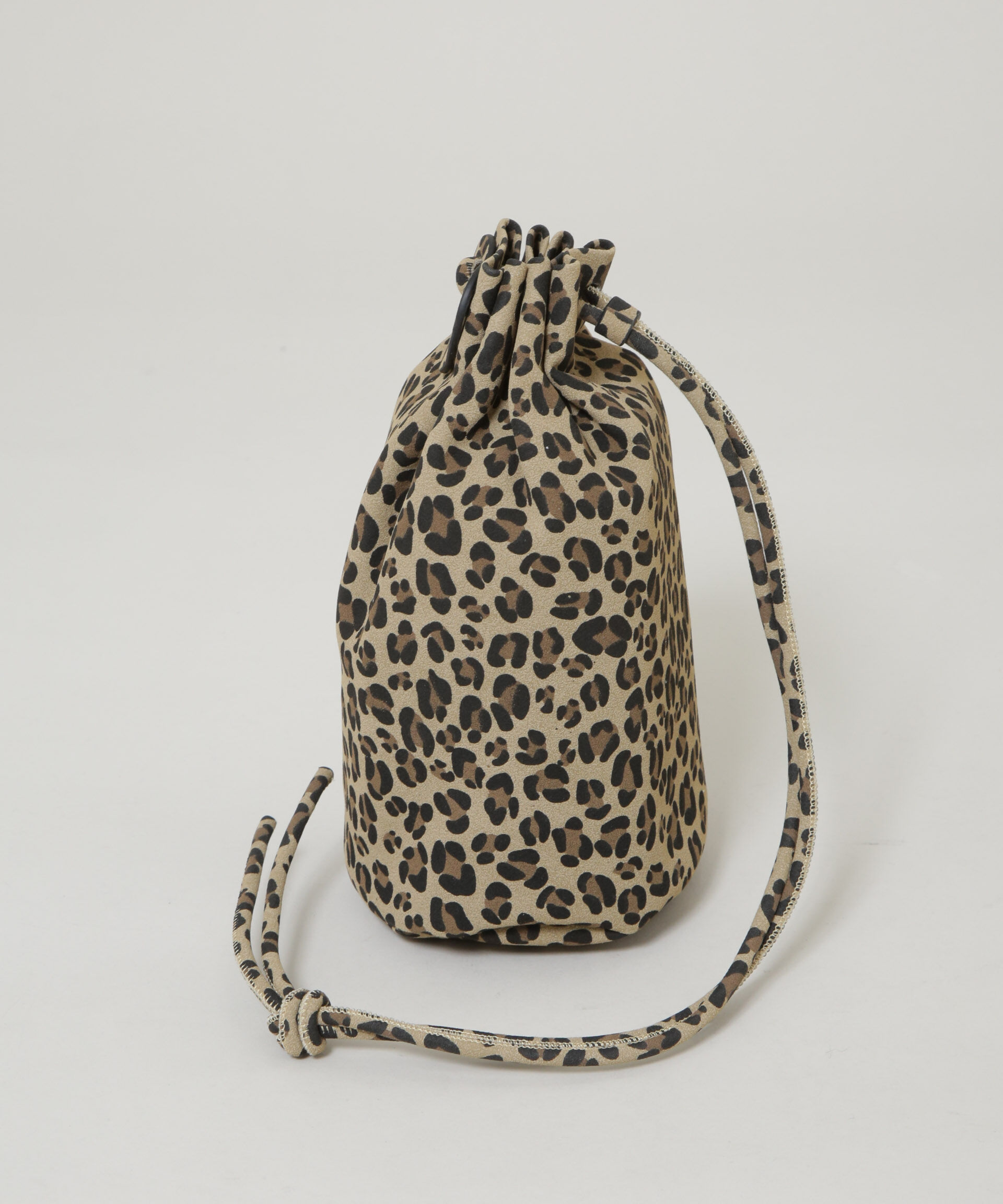 nano･universe「HASHIBAMI/レオパード ボンサック ポシェット」|ショルダー・メッセンジャー|