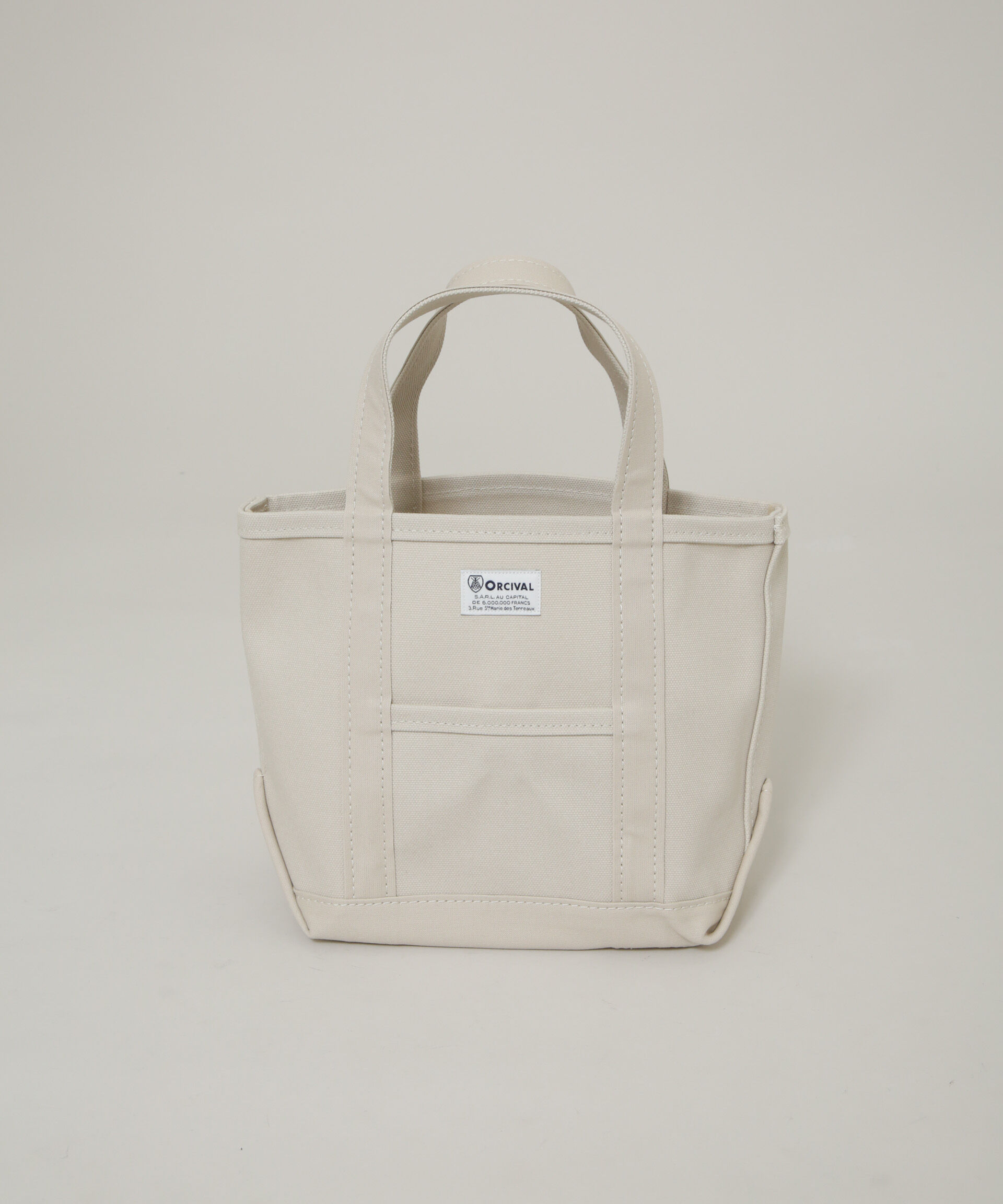 nano･universe「ORCIVAL/PRINT TOTE BAG SMALL」|ショルダー・メッセンジャー|ベージュ