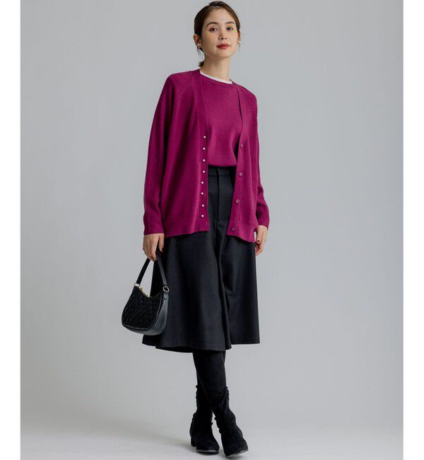 組曲「【WEB一部店舗限定】ウールジョーゼット キュロットパンツ」|キュロット|