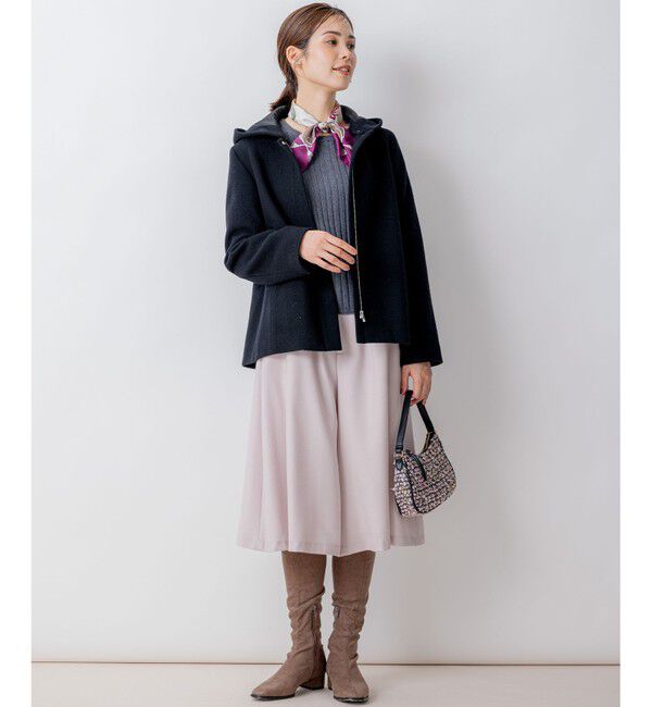 組曲「【WEB一部店舗限定】ウールジョーゼット キュロットパンツ」|キュロット|