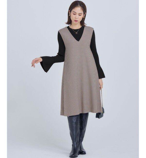 組曲「チドリツイル ジャンパーワンピース」|ジャンパースカート|