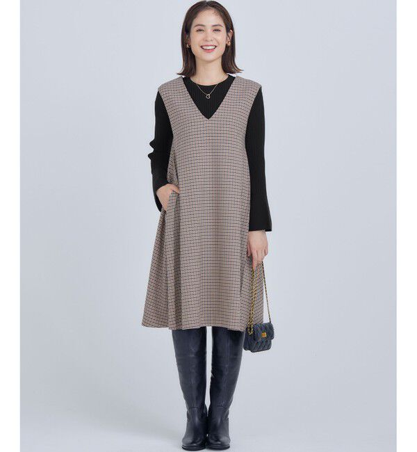 組曲「チドリツイル ジャンパーワンピース」|ジャンパースカート|