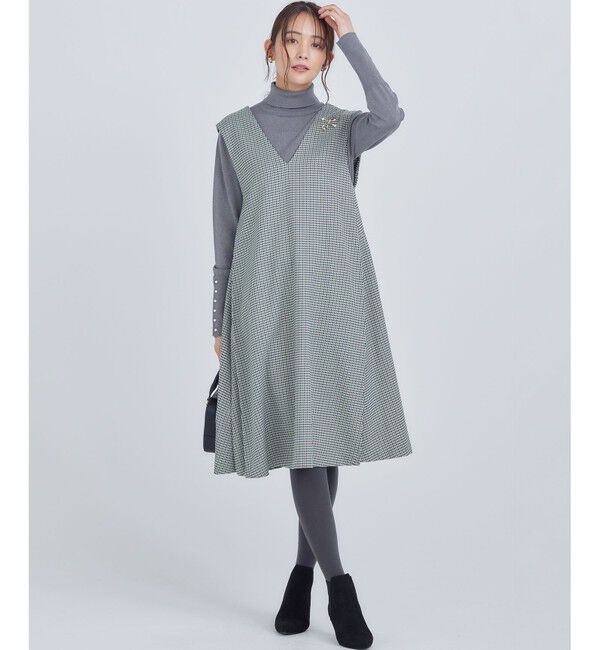 組曲「チドリツイル ジャンパーワンピース」|ジャンパースカート|