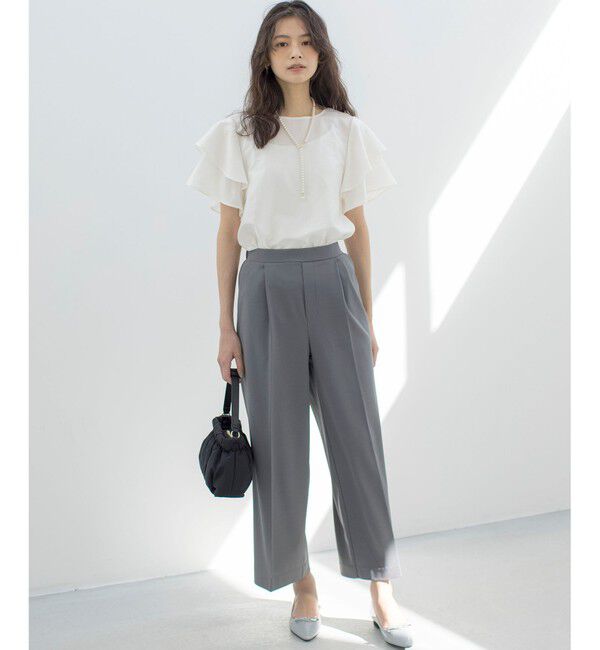 組曲「【WEB限定】ジョーゼットジャージーワイド パンツ」|その他|