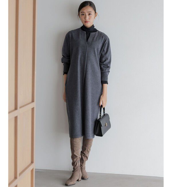 組曲「キーネックニット ワンピース」|ワンピース|