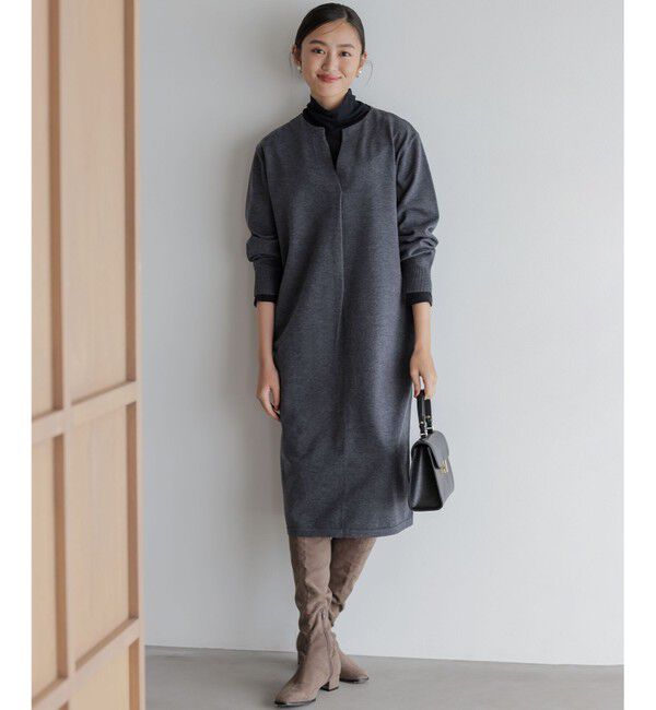組曲「キーネックニット ワンピース」|ワンピース|