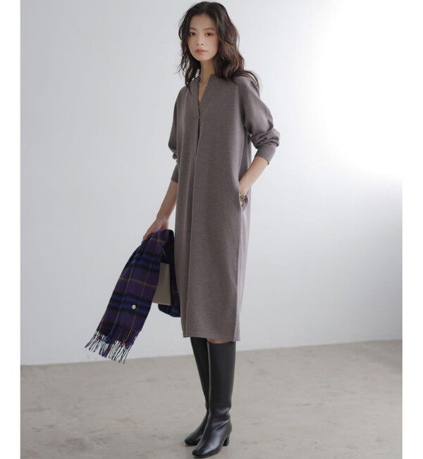 組曲「キーネックニット ワンピース」|ワンピース|