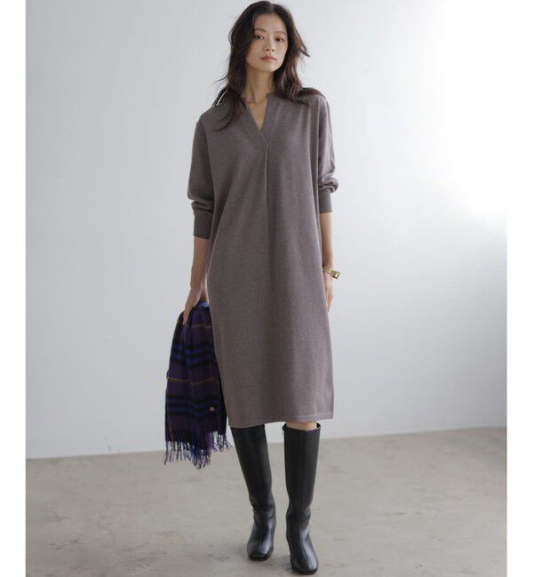 組曲「キーネックニット ワンピース」|ワンピース|