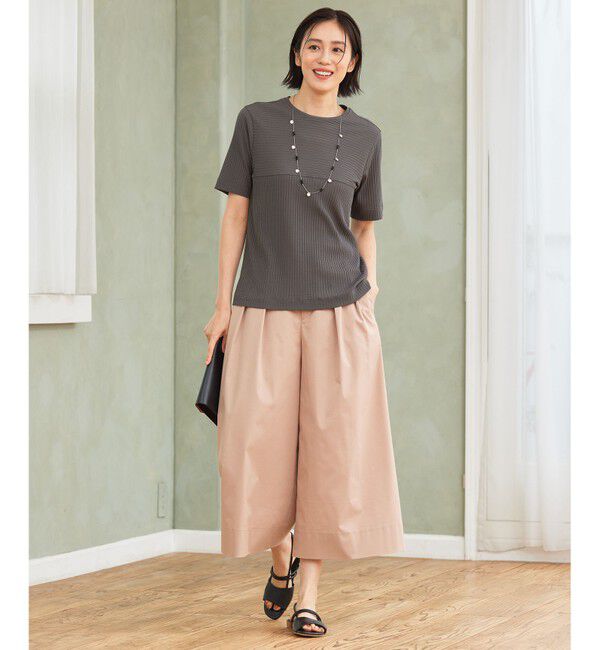 自由区「【カタログ掲載・洗える】タックガウチョ パンツ」|その他|