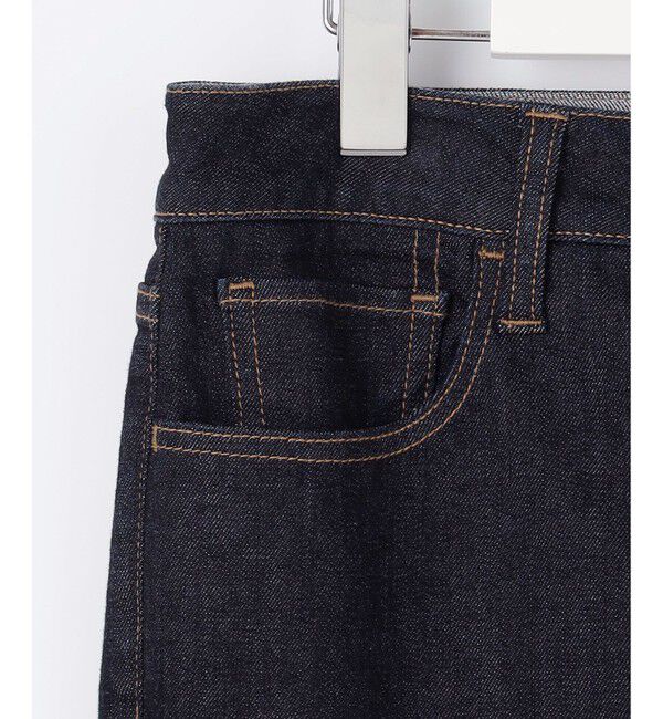 自由区「【洗える】365デニムスリムストレート パンツ」|デニム|
