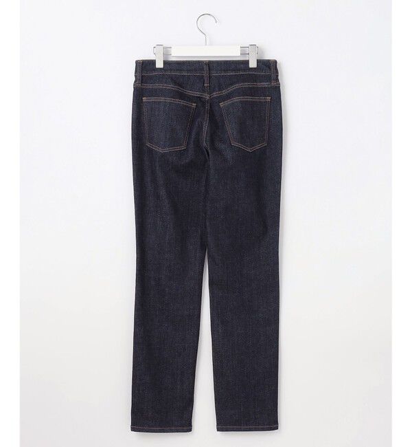 自由区「【洗える】365デニムスリムストレート パンツ」|デニム|