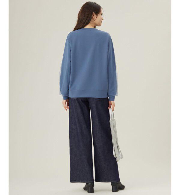 自由区「【洗える】ウスカルデニムバギー パンツ」|デニム|