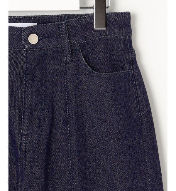 自由区「【洗える】ウスカルデニムバギー パンツ」|デニム|