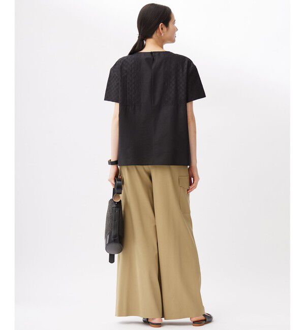 自由区「デニムライクボトムフレアワイド パンツ」|その他|