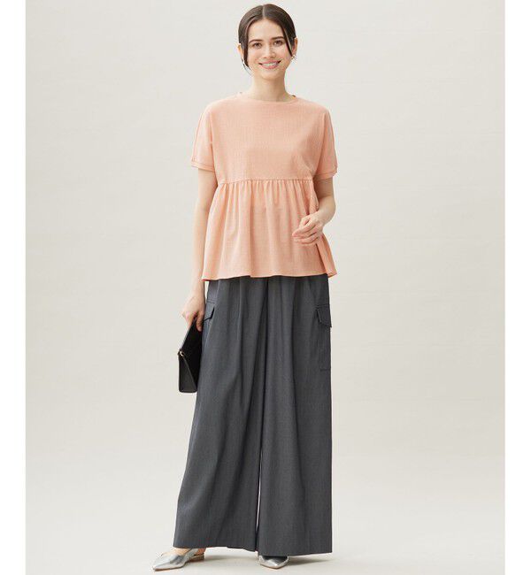 自由区「デニムライクボトムフレアワイド パンツ」|その他|