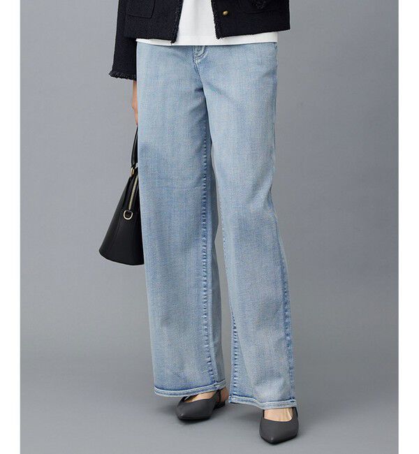 自由区「ウスカルデニムワイドストレート パンツ」|デニム|ﾗｲﾄｲﾝﾃ