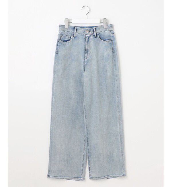 自由区「ウスカルデニムワイドストレート パンツ」|デニム|