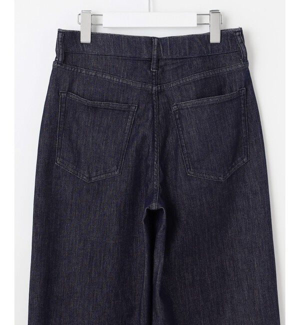 自由区「ウスカルデニムワイドストレート パンツ」|デニム|