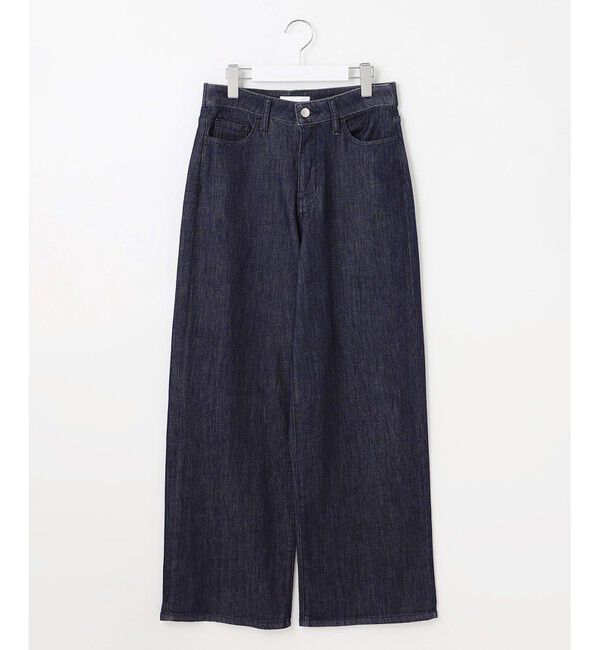 自由区「ウスカルデニムワイドストレート パンツ」|デニム|