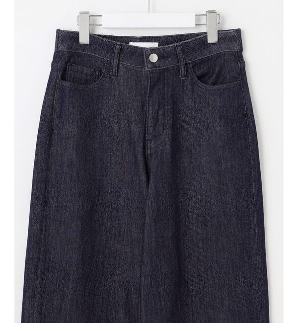 自由区「ウスカルデニムワイドストレート パンツ」|デニム|