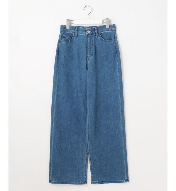 自由区「ウスカルデニムワイドストレート パンツ」|デニム|
