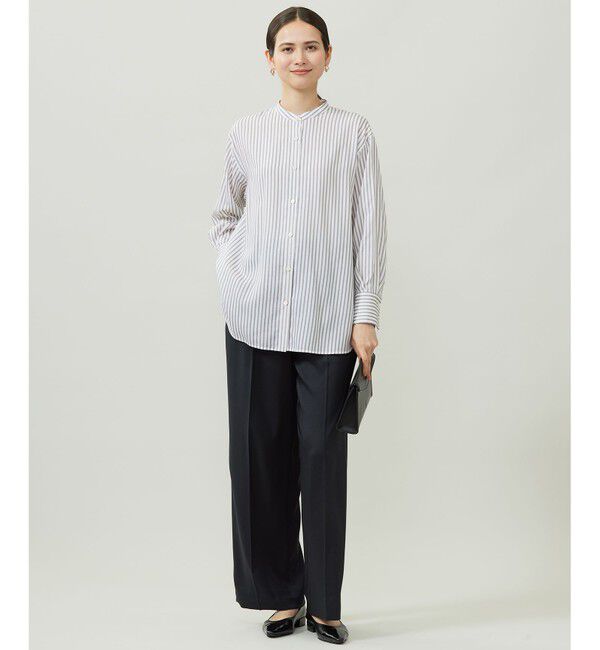 自由区「【カタログ掲載】ウールライクストレッチワイド パンツ」|その他|