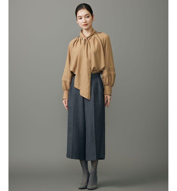 自由区「【SHIHOさん着用】ブライトリングツイード2タッククロップド パンツ」|その他|