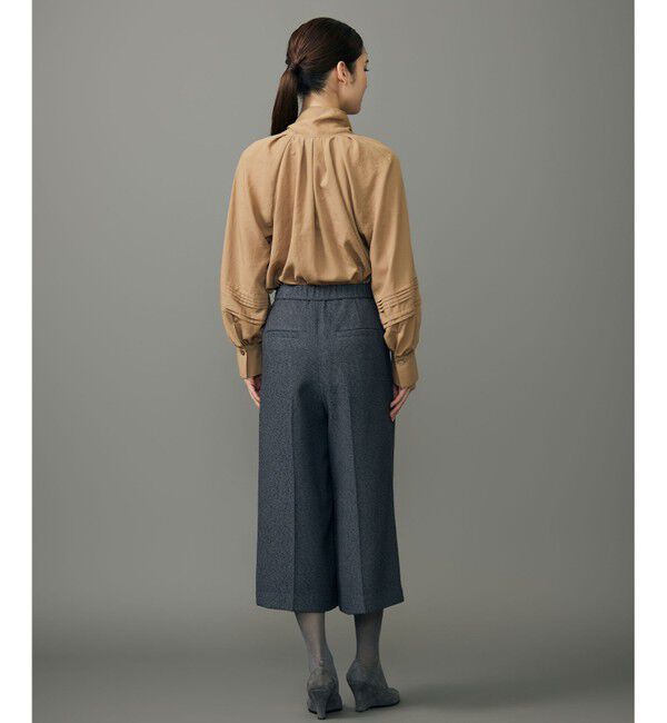 自由区「【SHIHOさん着用】ブライトリングツイード2タッククロップド パンツ」|その他|