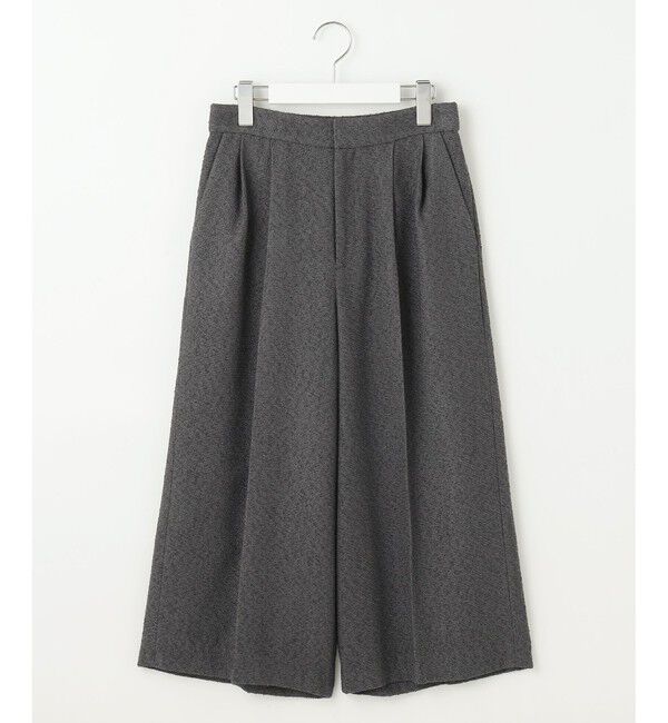 自由区「【SHIHOさん着用】ブライトリングツイード2タッククロップド パンツ」|その他|