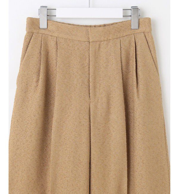 自由区「【SHIHOさん着用】ブライトリングツイード2タッククロップド パンツ」|その他|