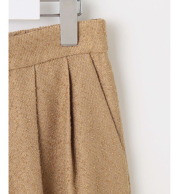 自由区「【SHIHOさん着用】ブライトリングツイード2タッククロップド パンツ」|その他|