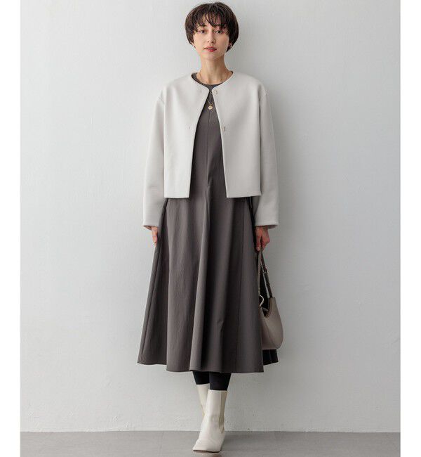 23区「【洗える】ストレッチタイプライター ワンピース」|ワンピース|