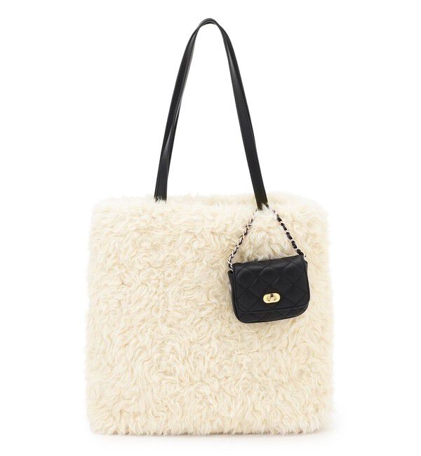 23区「フェイクファー トートバッグ」|トートバッグ|