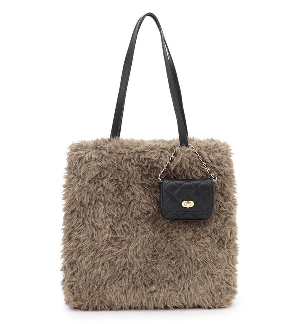 23区「フェイクファー トートバッグ」|トートバッグ|