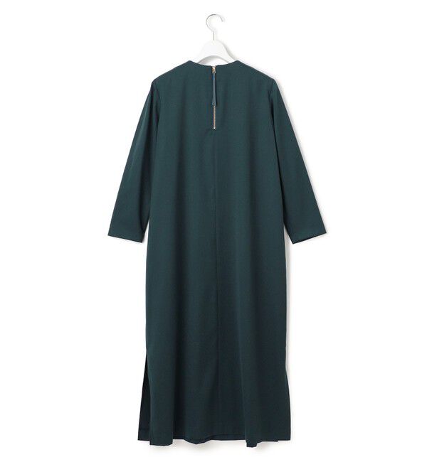 23区「【洗える】メリノウールサテン ワンピース」|ワンピース|