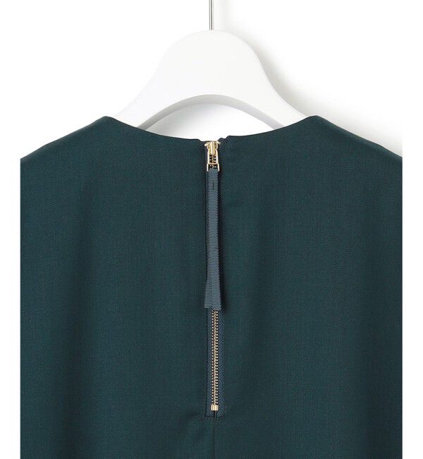 23区「【洗える】メリノウールサテン ワンピース」|ワンピース|