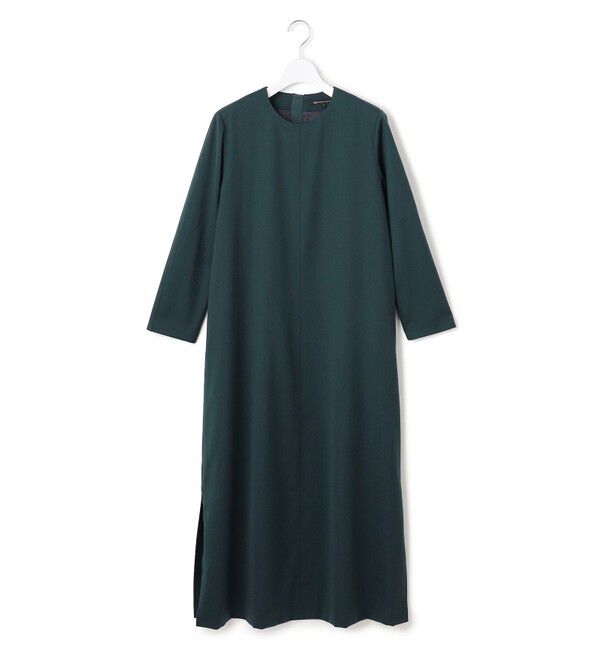23区「【洗える】メリノウールサテン ワンピース」|ワンピース|