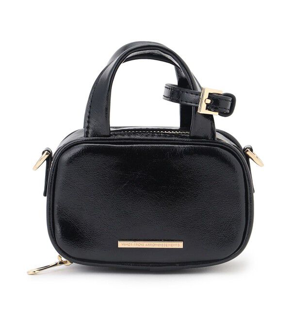 23区「【WEB&一部店舗限定】ミニ ボストン チャーム」|ショルダー・メッセンジャー|ブラック系