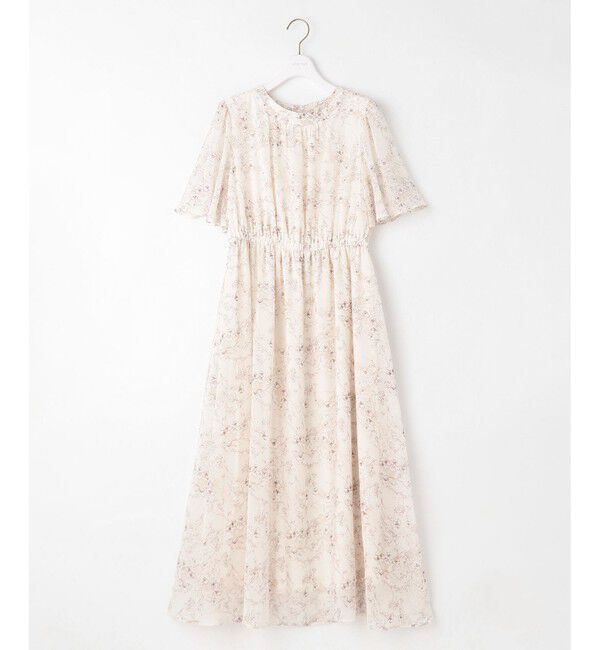 any SiS「【洗える】フラワープリント ワンピース」|ワンピース|