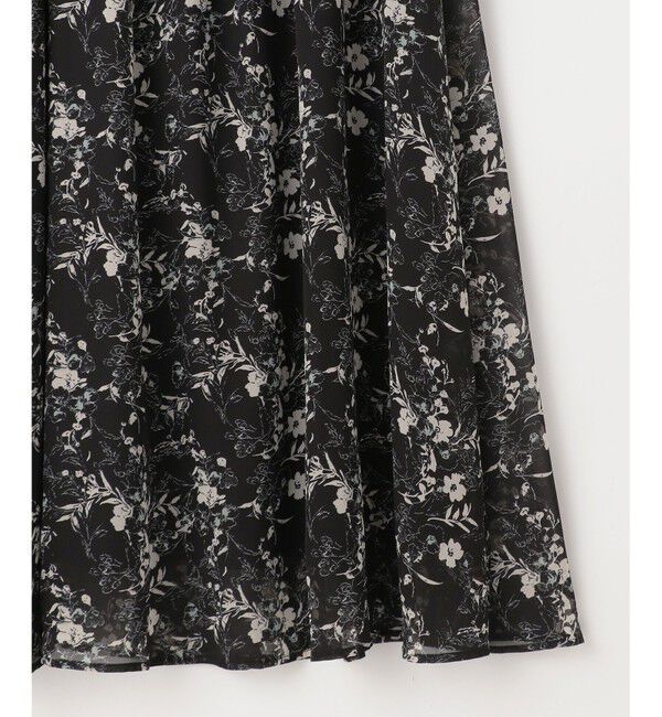 any SiS「【洗える】フラワープリント ワンピース」|ワンピース|