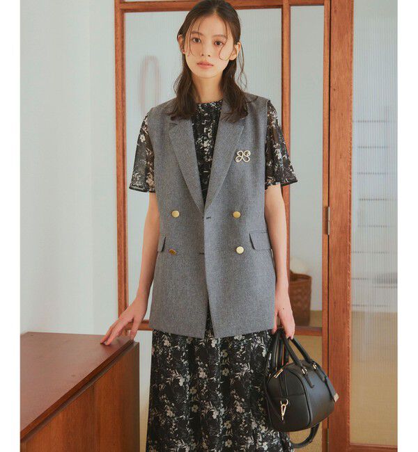 any SiS「【洗える】フラワープリント ワンピース」|ワンピース|