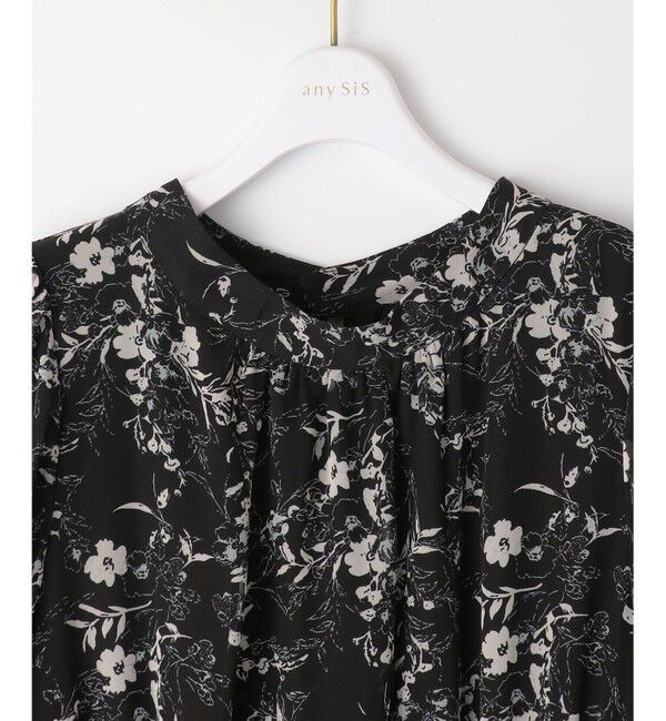 any SiS「【洗える】フラワープリント ワンピース」|ワンピース|