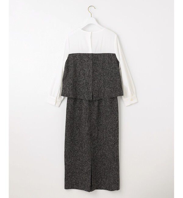 any SiS「【洗える】ツイードコンビ ワンピース」|ワンピース|