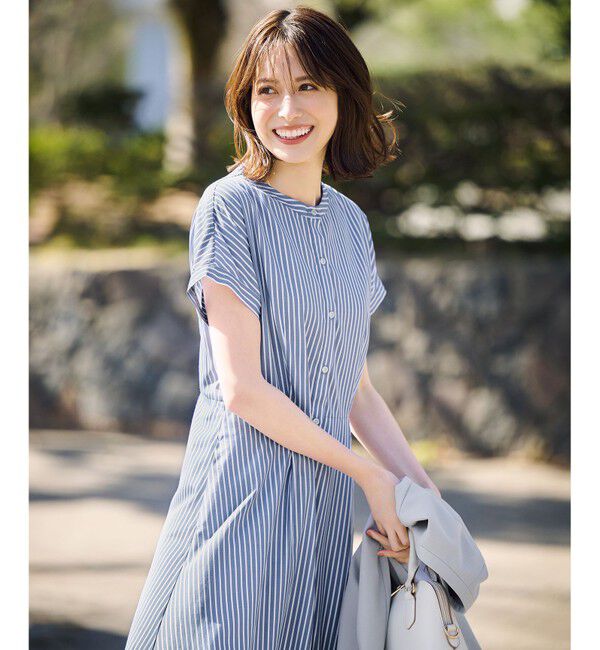 ANY SIS「【2SET】シャツワンピ &times; ニット セット」|ワンピース|