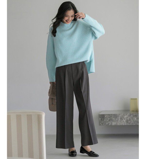 ANY SIS「センタープレスメランジ パンツ」|その他|