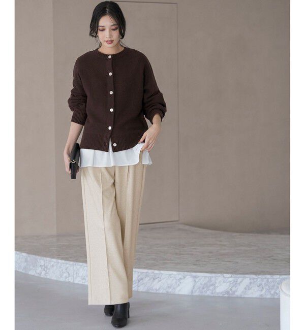 ANY SIS「センタープレスメランジ パンツ」|その他|