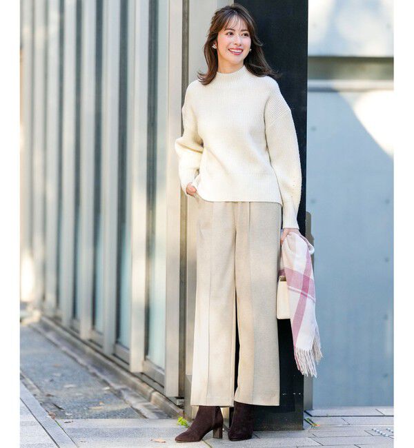 ANY SIS「センタープレスメランジ パンツ」|その他|